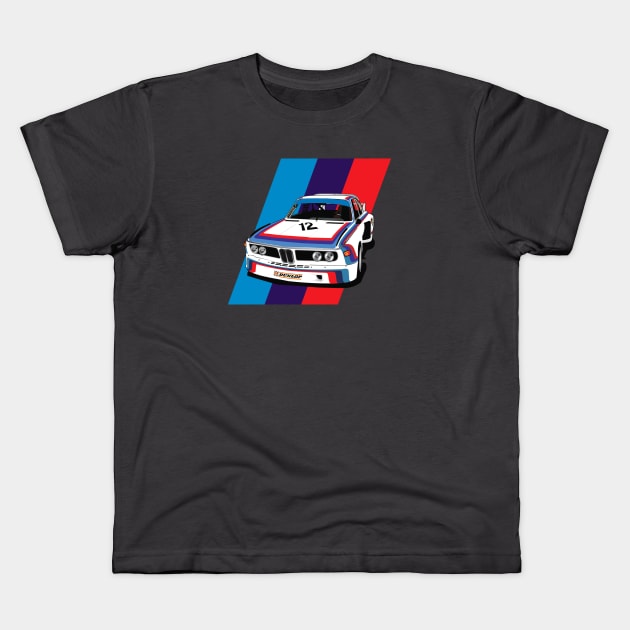 BMW CSL Kids T-Shirt by Limey_57